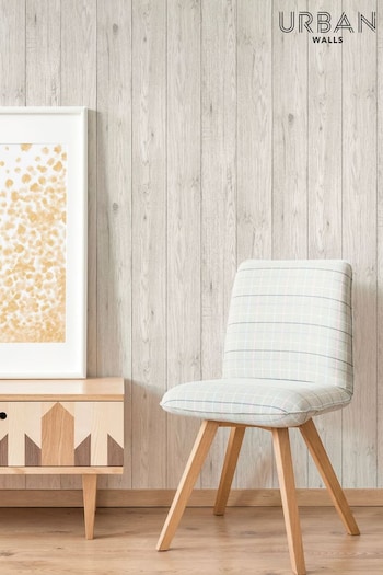 Urban Walls White Lumber Wood Wallpaper (916408) | £26