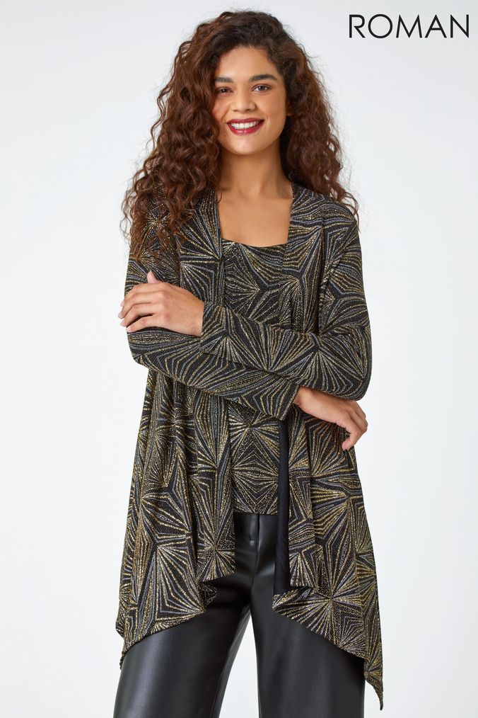Buy Women s Metallic Kimono Curve Online Next UK
