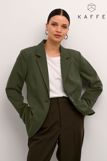 Kaffe Green Sakura Single-Breasted Blazer (916787) | £80