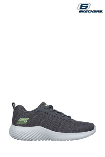 Skechers Grey Bounder - Karonik Shoes (917280) | £34