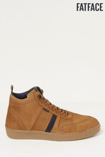 FatFace Brown Jacob High Top Trainers (917303) | £85