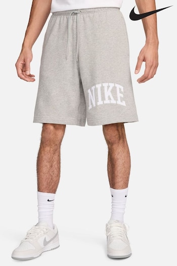 Nike lightweight Dark Grey Club Fleece French Terry Shorts (917581) | £55