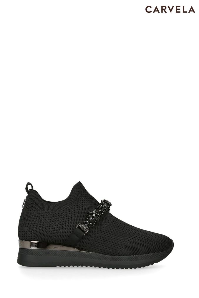 Buy Women s Carvela Embellished Footwear Trainers Hightop Online
