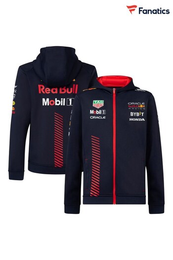 Fanatics Oracle Red Bull Racing 2023 Team Full Zip Blue Hoodie (918312) | £70