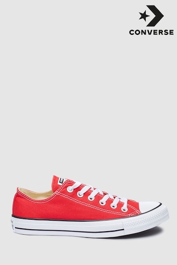 Converse Red Chuck Taylor All Star Ox Trainers (918475) | £55