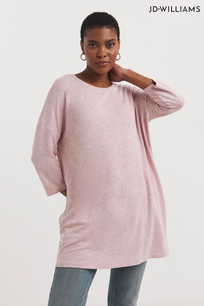 Long pink store sweatshirt