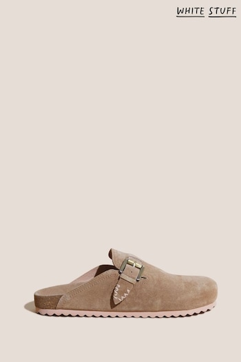 White Stuff Natural Slip On Suede Footbed Shoes (918521) | £59