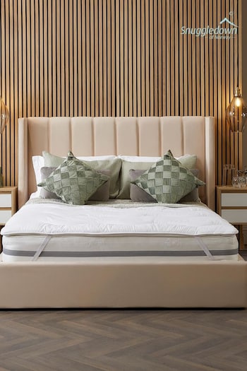 Snuggledown White Luxurious Hotel Anti Allergy Mattress Topper (918793) | £50 - £73