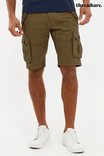 Threadbare Green Cotton Cargo Shorts (919381) | £30