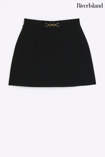 River Island Black Girls Snaffle A Line Skirt (919495) | £12 - £13