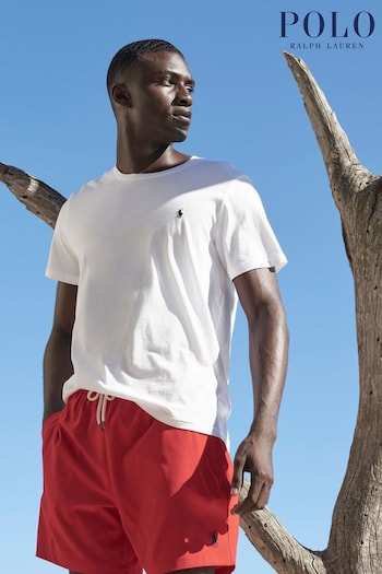 Polo Ralph Lauren® Logo Lounge Long Sleeve White T-Shirt (919662) | £37