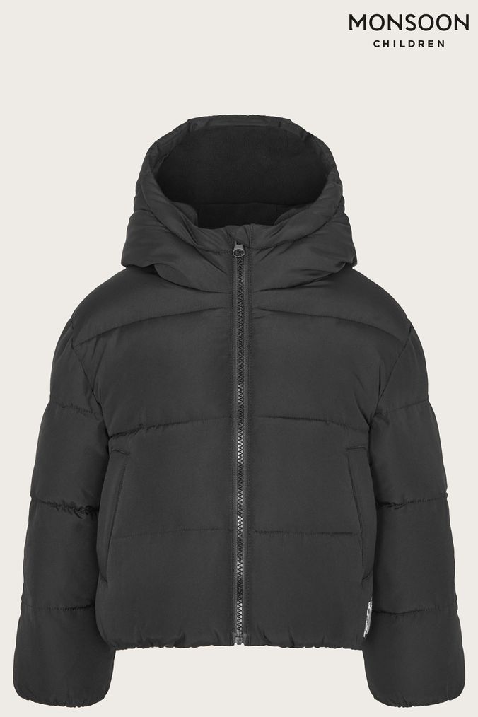 Girls puffer jacket black 2025