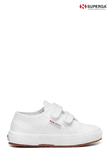 Superga 2750 Kids Strap Canvas Trainers (919857) | £30