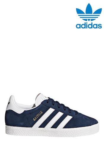 adidas Navy/White Gazelle Shoes (920502) | £45