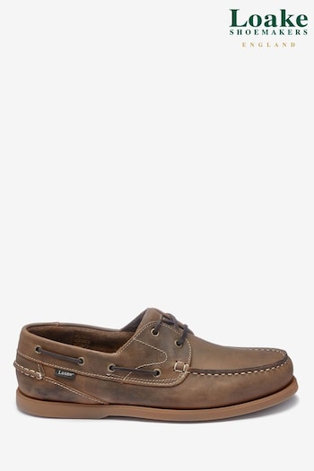 Loake Crazy Leather Lymington Boat Shoes low-cut (920802) | £130