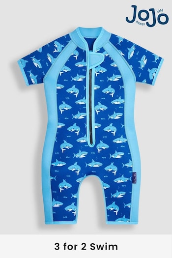 JoJo Maman Bébé Shark Printed Junior Wetsuit (920930) | £29.50