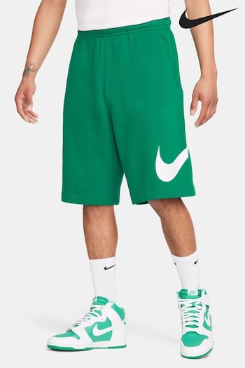 Nike cayman Light Green Club Fleece Swoosh Shorts (921142) | £40