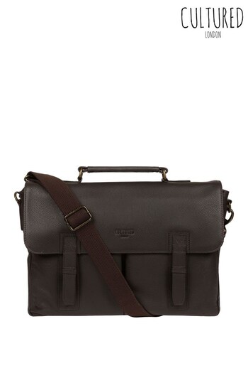 Cultured London Mast Leather Work Bag (921449) | £99