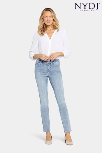NYDJ Blue Sheri Slim Jeans V-neck (921737) | £140