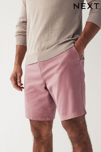 Pink Straight Stretch Chinos coutures Shorts (921803) | £19