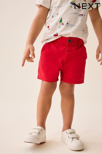 Red Chinos Shorts (3mths-7yrs) (922094) | £6 - £8