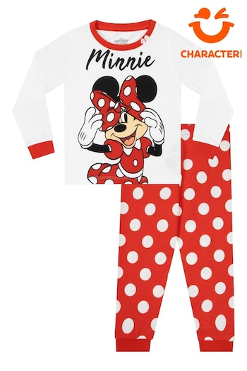 Character Pink Disney Minnie Mouse Long Pyjama Set (922546) | £17