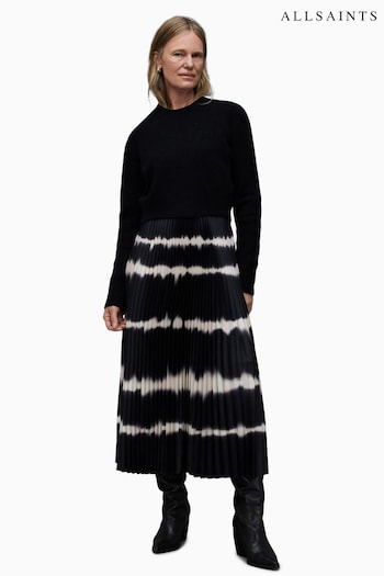 AllSaints Black Curtis Pippa Dress (923255) | £259