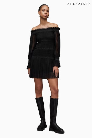 AllSaints Black Layla Dress (923382) | £199