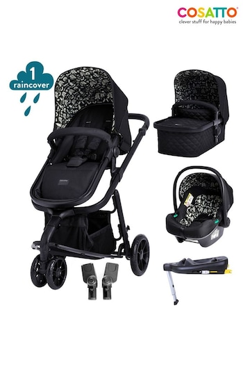 Black Cosatto Giggle 3 in 1 Travel System Bundle (923531) | £700