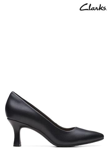 Clarks Black Wide Fit (E) Kataleyna Gem Shoes (924645) | £75