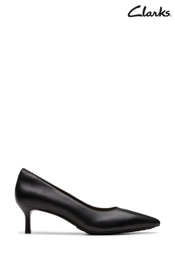 Women s Clarks Shoes Clarks Leather Ballerina Court Shoes Next