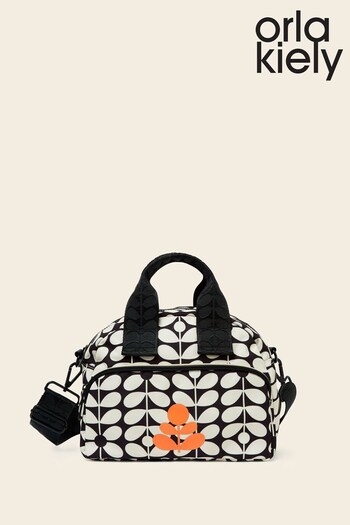 Orla Kiely Radial Black Handbag (925112) | £90