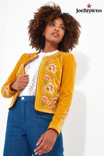 Joe Browns Yellow Elegantly Embroidered Boutique Jacket (925285) | £104