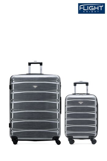 Set Of 2 Large Check-In & Small Carry-On Hardcase Travel Suitcase (925362) | £110