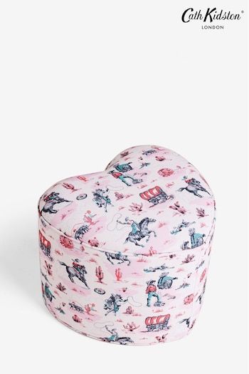 Cath Kidston Cowgirl Pink Locket Heart Shaped Stool (925635) | £115