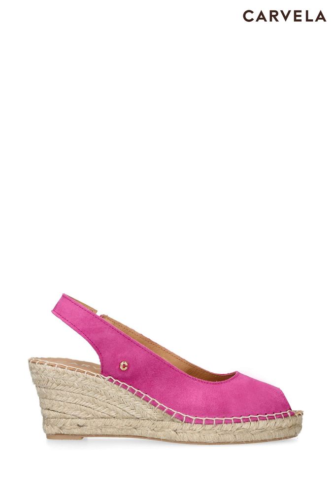 Next pink wedges top