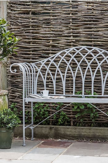 Gallery White Newry Outdoor Bench Estate (925708) | £170
