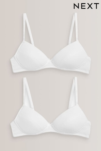 White 2 Pack First Trainer Bras (925737) | £15