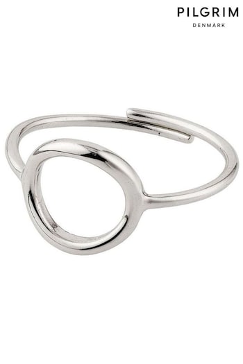 PILGRIM Silver Recycled Lulu Circle Ring (925898) | £15