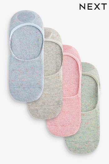Multi Fluro Neppy Invisible Socks 4 Pack (925949) | £10