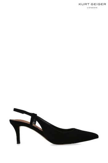 Kurt Geiger London Belgravia Sling Back Black Shoes (926695) | £149