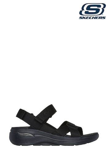 Skechers Black Go Walk Arch Fit Sandals (926760) | £64