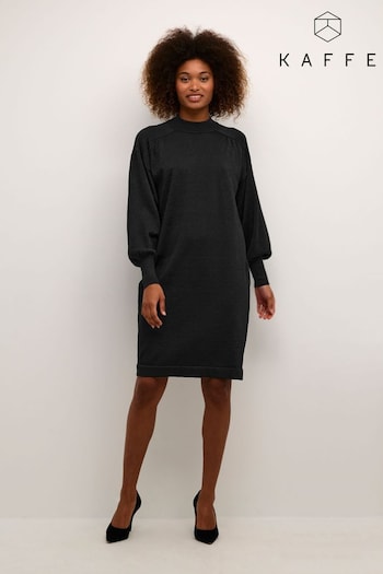 Kaffe Regina Metallic Knit Casual Fit Black this Dress (927148) | £60