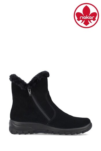 Rieker Womens Zipper Black Boots (927909) | £80