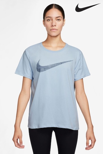 Nike Blue Slam Dri-FIT Short-Sleeve T-Shirt (928013) | £33