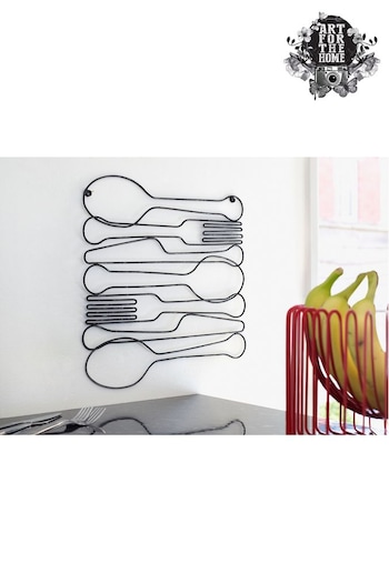Art For The Home Black Dinner Time Wire Frame (928285) | £25