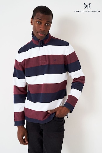 Crew Clothing Company White Padstow Pique Sweatshirt (928394) | £69