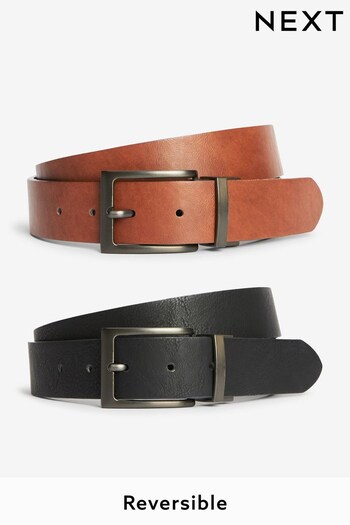 Tan/Black Reversible Belt (928724) | £12