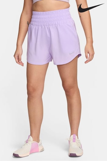 Nike Purple Dri-FIT One Ultra High Waisted 3 Brief Lined Shorts (928738) | £38