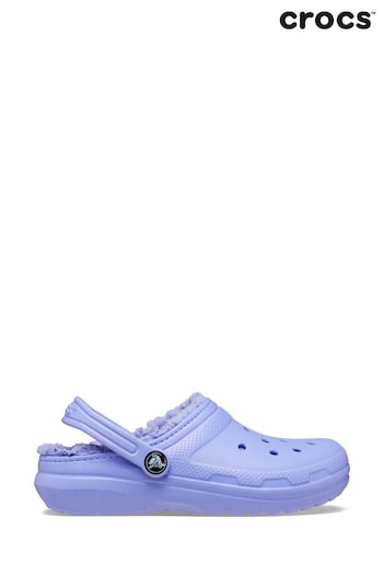 Crocs Purple Toddler Classic Lined Clogs (928768) | £30